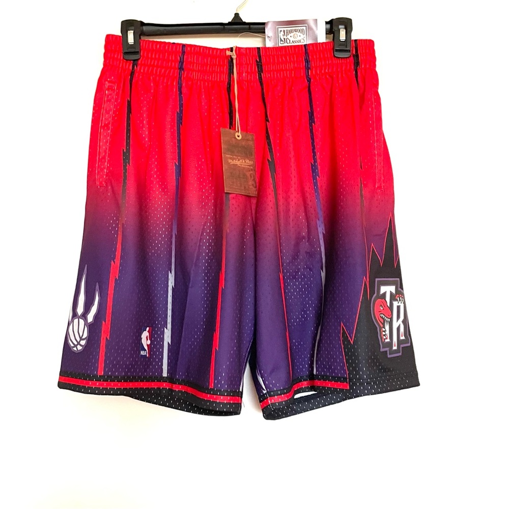 Mitchell & Ness NBA Fadeaway Swingman Shorts Toronto Raptors Size Large